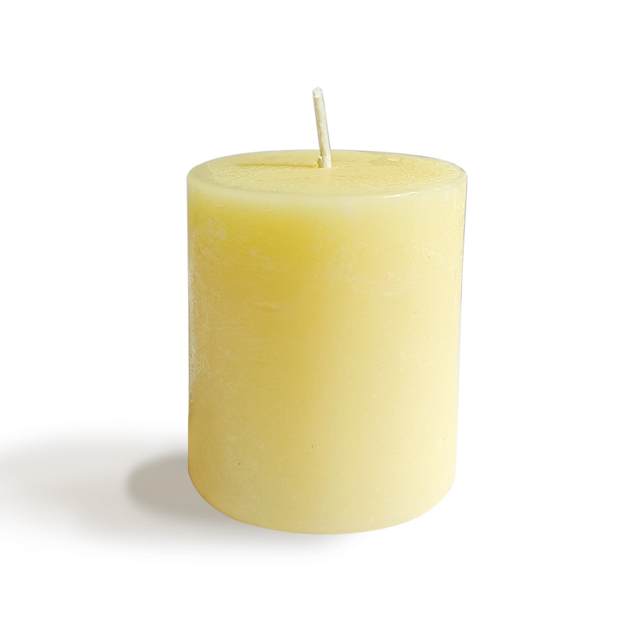 Amber Blown Glass Candle